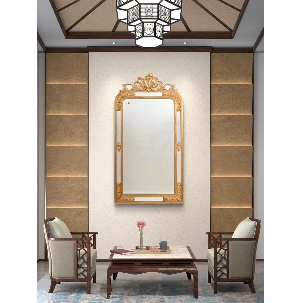 SPCP210 2 antiques gold leaf mirror louis philippe